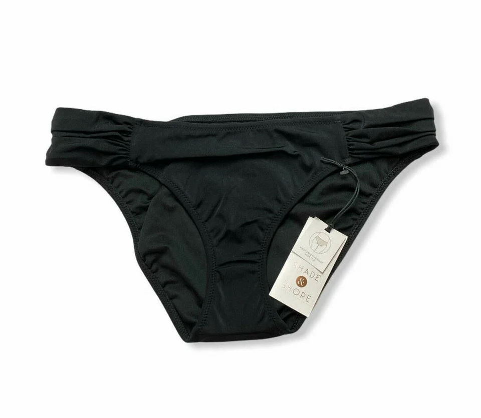 女士的时髦比基尼底部 - 灯罩和海岸 - 黑色 - 各种尺寸 - S315 — 第 3/4 张图片