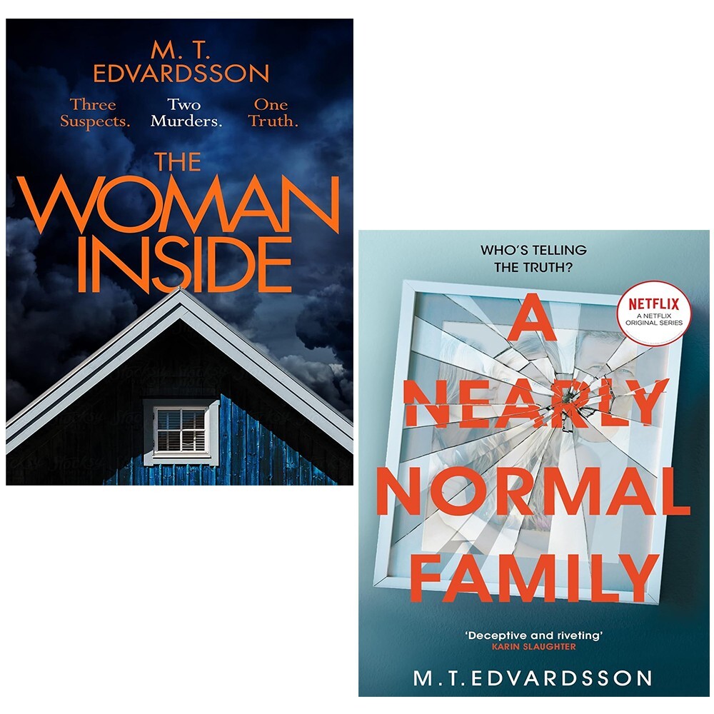 M. T. Edvardsson Collection 2 Books Set Woman Inside (HB),A Nearly Normal Family