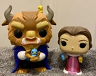 Funko Pop! Disney Beauty & The Beast Winter Belle & Beast With Birds Set Loose