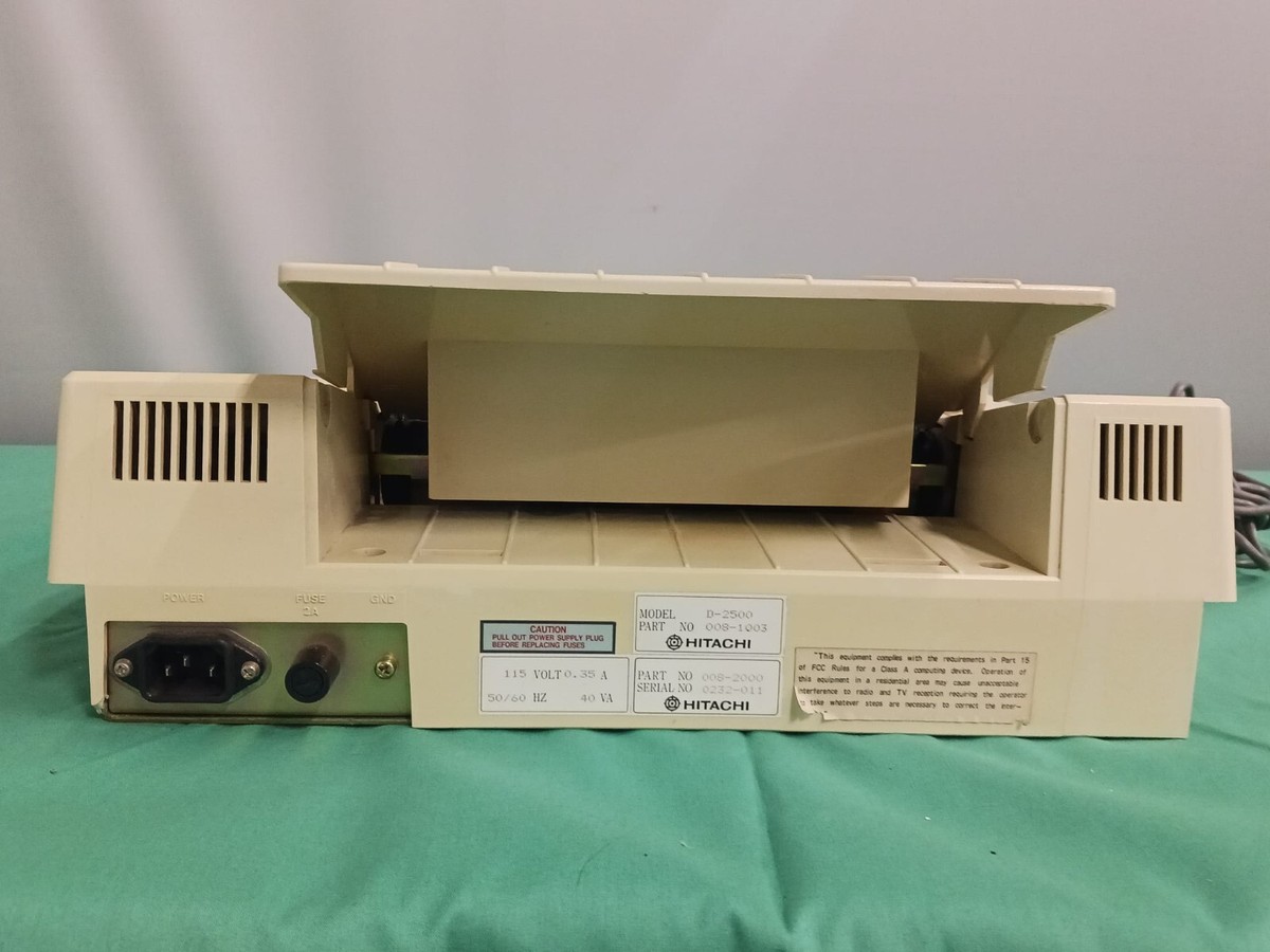 Hitachi D-2500 Chromato-Integrator 008-1003 008-2000 | eBay