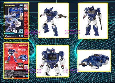 Transformers Studio Bumblebee Movie Voyager Class Soundwave NEW! CASE FRESH! USA