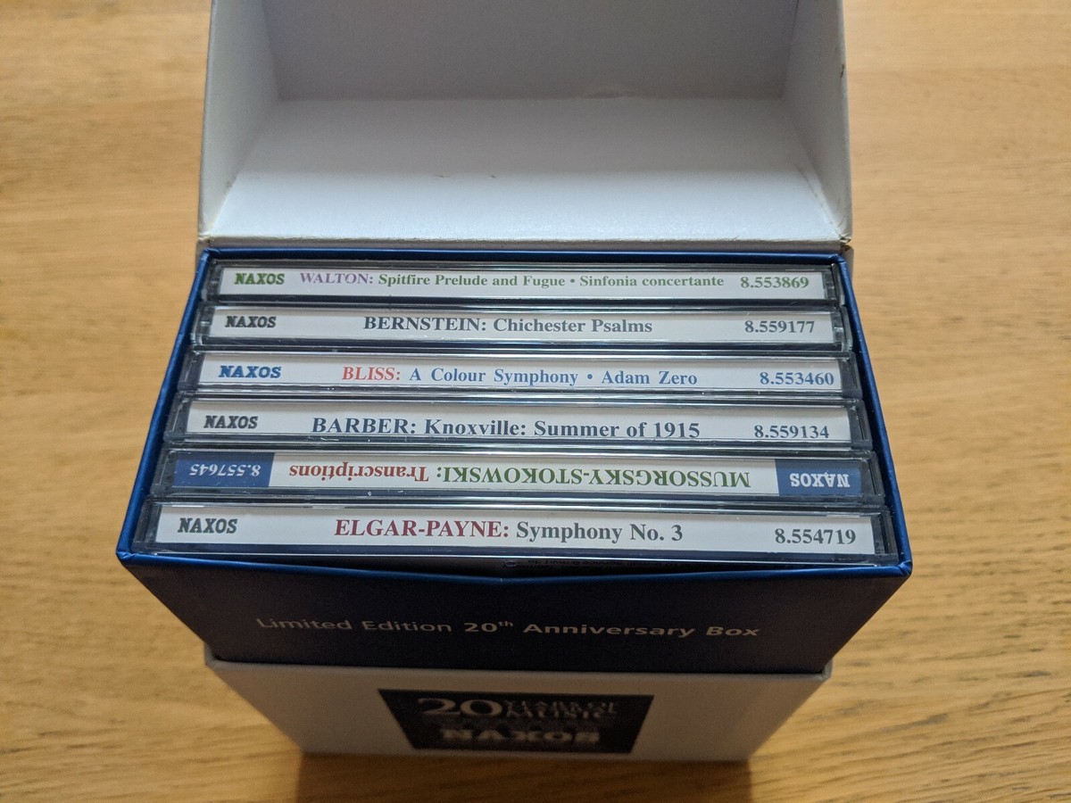 NAXOS - 20 Years Of Classical Music (RARE, 6 CD Box Set 2007