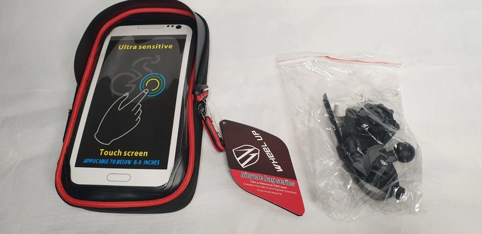 Funda para teléfono inteligente con cubierta GPS bolsa de montaje bicicleta soporte para bicicleta motocicleta PC1 Foto 4 de 4