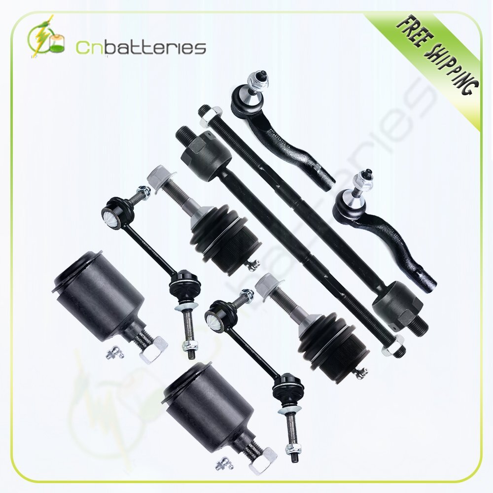 10pc Kit Ball Joint Tie Rod Sway Bar Link for 2003-2005 Mercury Grand Marquis