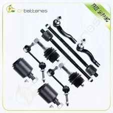 10pc Kit Ball Joint Tie Rod Sway Bar Link for 2003-2005 Mercury Grand Marquis