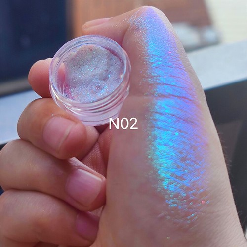 Chrome Eyeshadow Chameleon Glitter Eye Shadow Mirror Shimmer Powder Cosmetics US - Picture 12 of 27