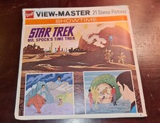 GAF B555 Star Trek Mr. Spock's Time Trek Show Cartoon view-master Reels Packet