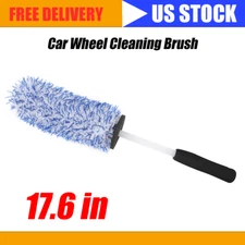 17“ Car Wheel Brush Rims Tire Seat Engine Wash Cleaning Kit Auto Detailing Tool