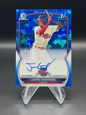 2023 Bowman Sapphire - Justin Crawford 1st Sapphire Auto