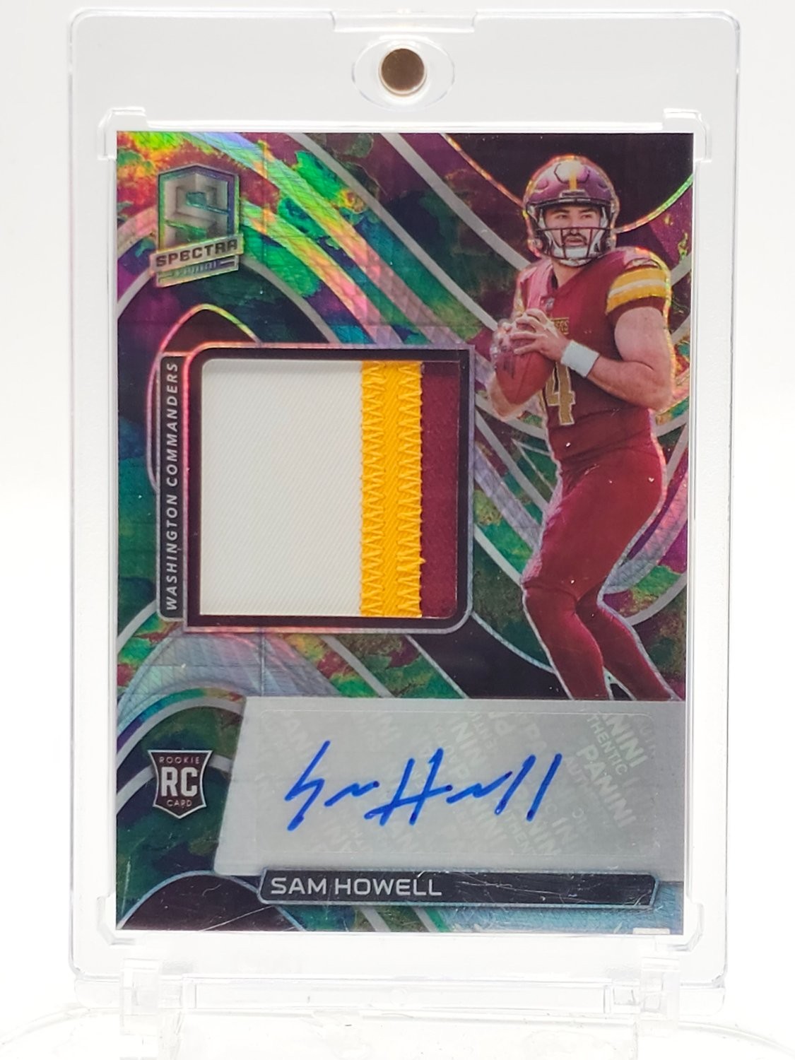 Sam Howell Panini Spectra #241 Rookie Autograph Patch Celestial