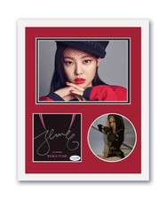 Blackpink Jennie Autographed Signed 11x14 Custom Framed CD Photo Born Pink ACOA