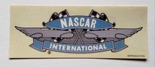 NASCAR REPRODUCTION 1960s International Logo 4.5" x 2" 2006 Facsimile