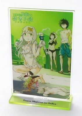 Toaru Majutsu no Index Acrylic Plate A-6 Prize Vol.1 Japan Used Japan