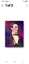 Abraham Lincoln #11 Art Card Limited 42/50 Edward Vela Signed (- -)