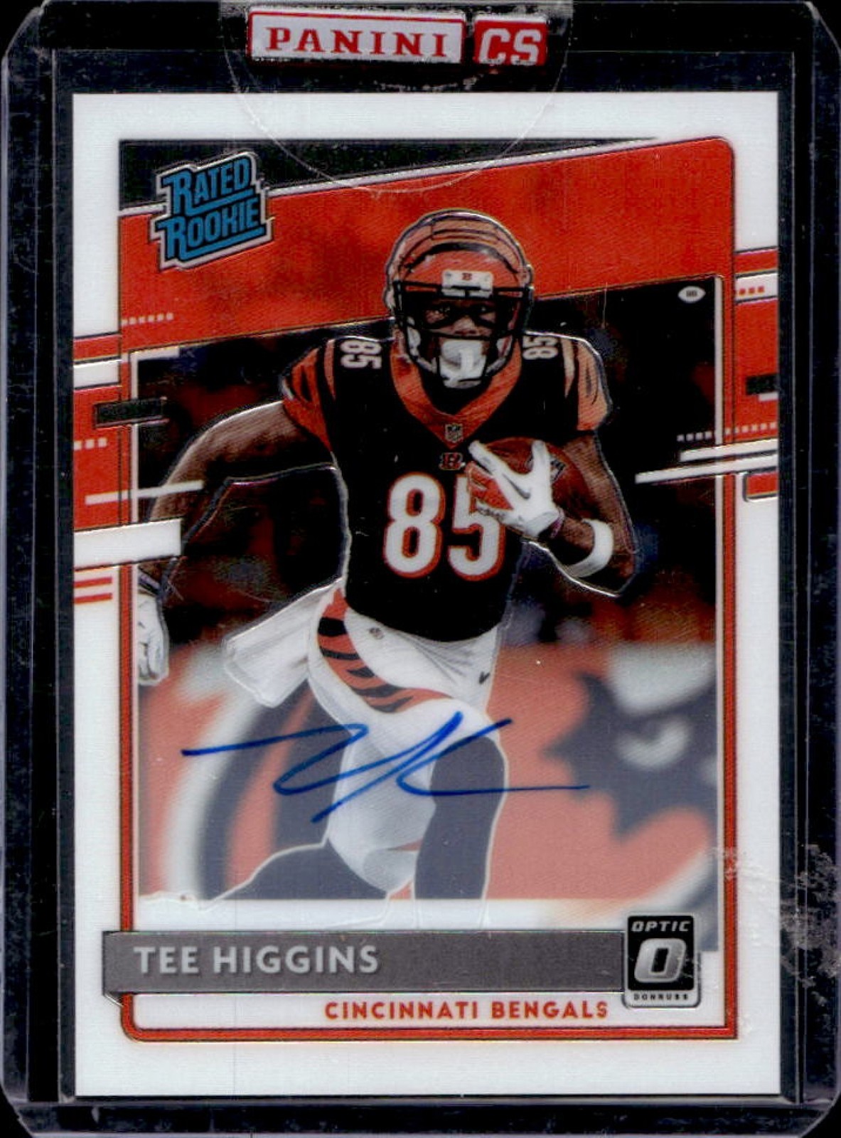 2020 Donruss Optic Tee Higgins Rated Rookie Auto RC #33/150 Bengals