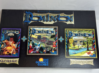 Rio Grande Boardgame Dominion Big Box Rare Strategy Game Alchemy Prosperity HTF