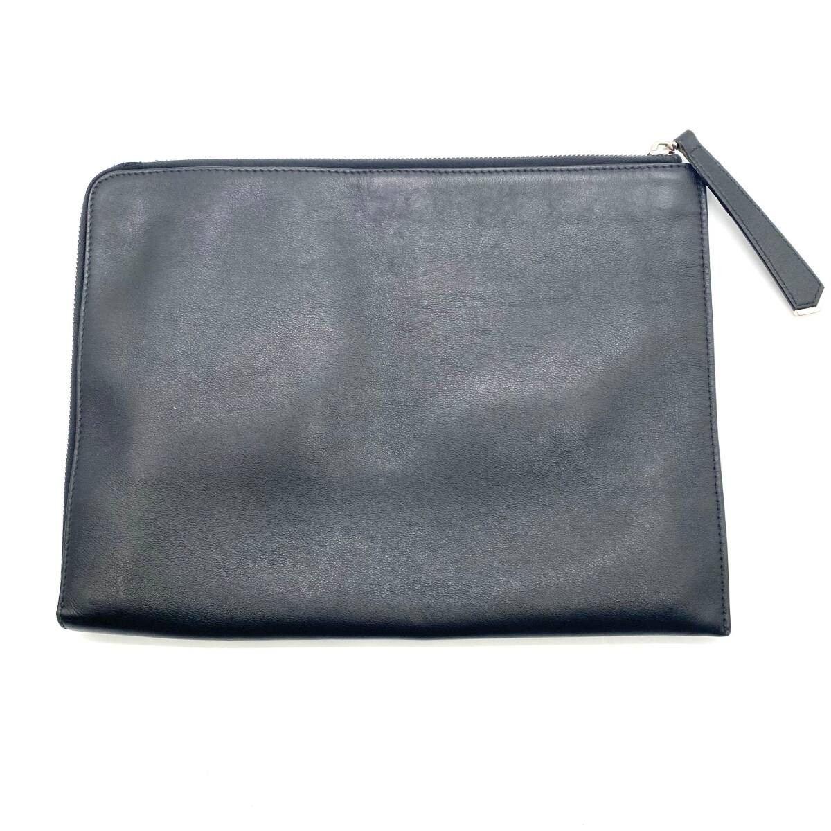 FENDI Monster Python Clutch Bag Black Pattern Used - image 2