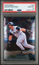 1999 Finest #160 Edgar Martinez PSA 10 Gem Mint Seattle Mariners HOF MLB Card
