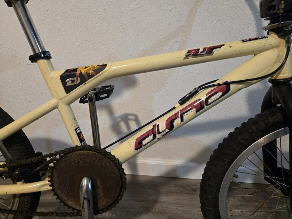 Bicicleta BMX Dyno XR 20' Mid-School 2000 de colección (color Doughboy raro) Foto 4 de 4