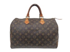 SAC A MAIN LOUIS VUITTON SPEEDY 35 M41107 TOILE MONOGRAM MARRON HAND BAG 1400€