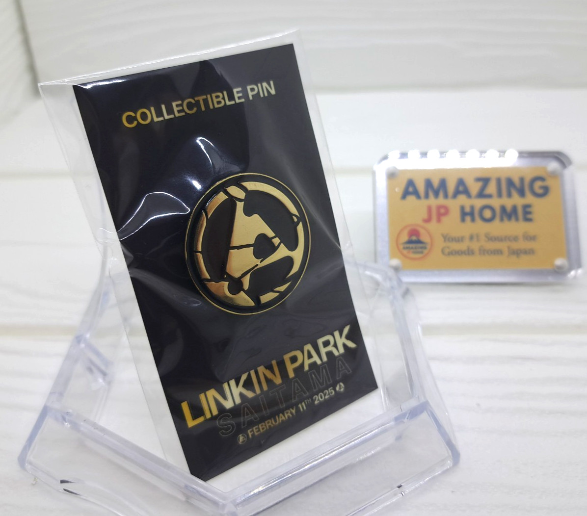 LINKIN PARK Japan Limited Pin Badge From Zero World Tour 2025 New  Japan  rare