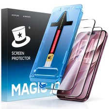 MAGIC JOHN 2 Pack Clear for iPhone 18 Pro Max Screen Protector tempered Glass