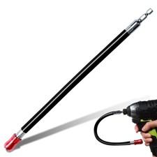 Geinxurn 12Inches Flexible Drill Bit Extension Screwdriver Holders, Black