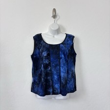 Y2K Velvet Burnout Tie Dye Top XL Whimsigoth Goth Dark Romantic