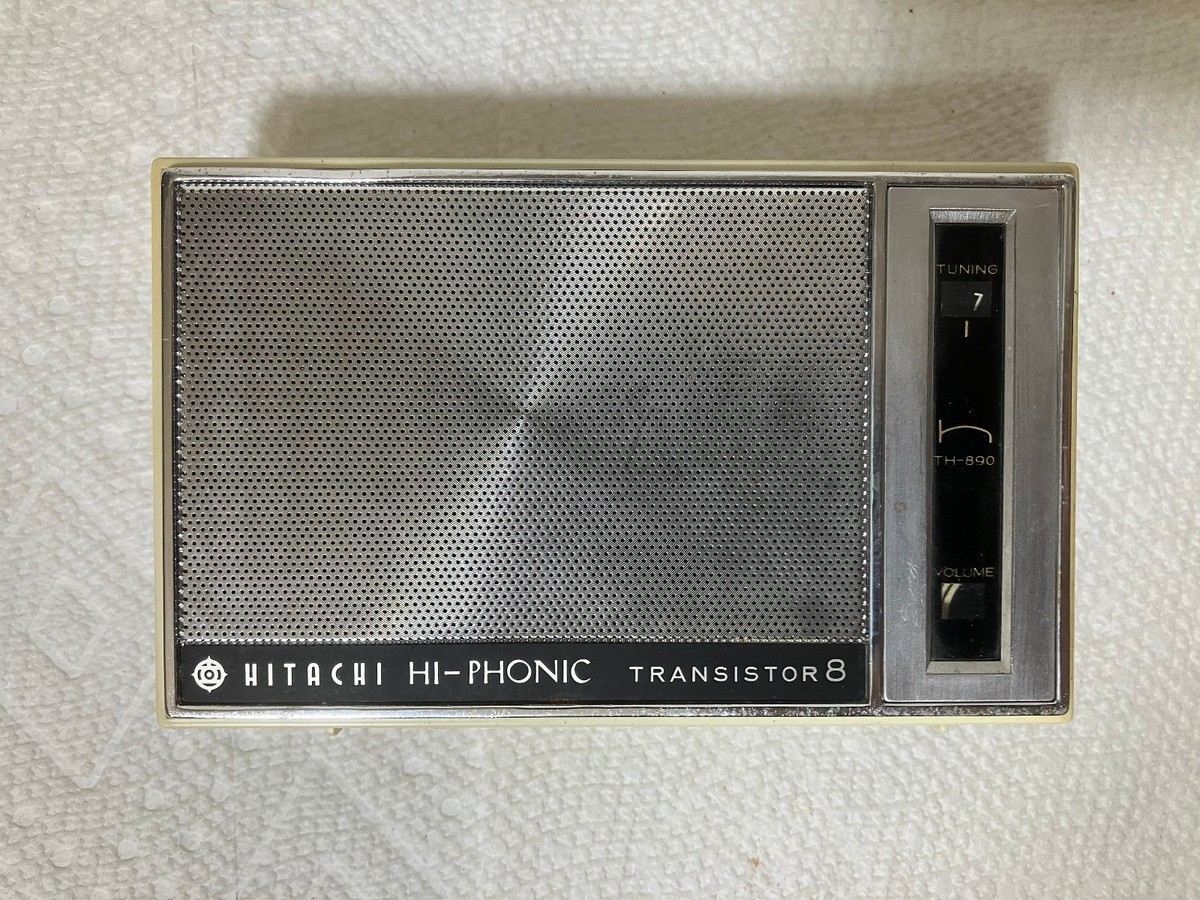 Hitachi HI-PHONIC Transistor 8 Radio TH-890 Japan 1960's Portable