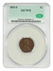 1922-D 1C CACG VF25 - Lincoln Cent (Wheat Reverse) - Better Date