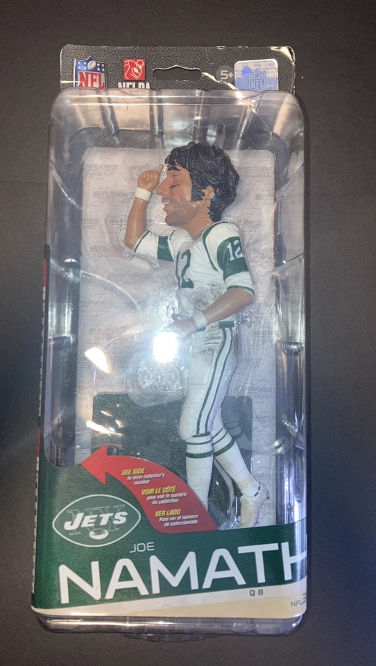 NFL Legends Series 35 Joe Namath NY Jets Mcfarlane  Big Head Bronze 835/2000 - Image 2 of 4