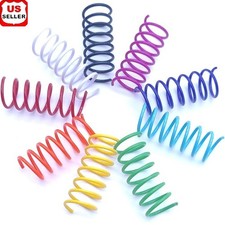 Interactive Cat Spring Toy BPA-Free 9 Colors Exercise Durable Gift Set New