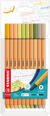 STABILO Fineliner point 88, 18er Kartonetui