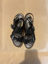 MICHAEL MICHAEL KORS Colby Leather Flatform Sandal