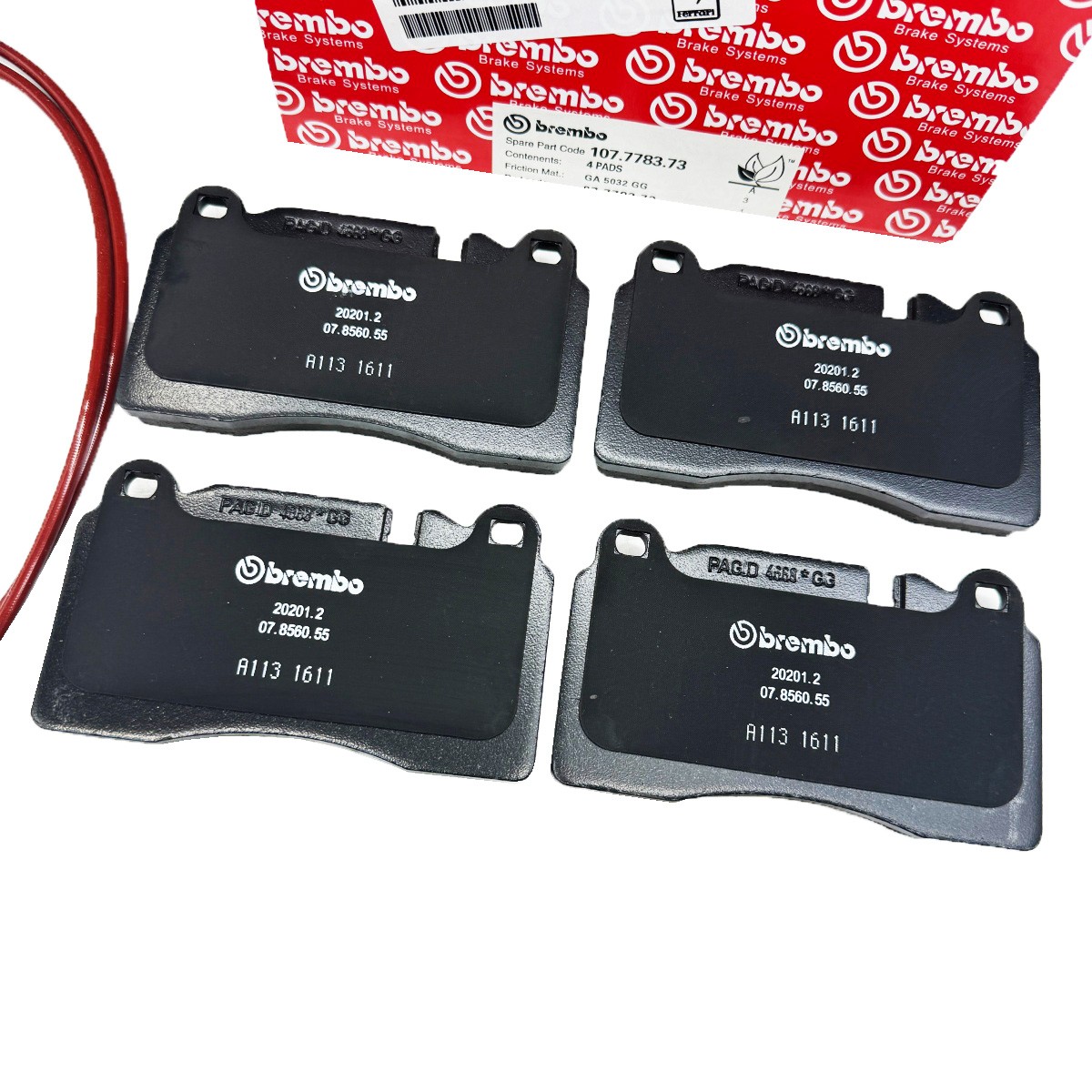 70002328 Rear Brake Pads Kit With Springs & Sensors for Ferrari FF, GTC4 LUSSO