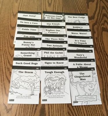 SAXON PHONICS & SPELLING 1ST GRADE DECODABLE TAKE HOME READERS / 24 OF 52