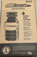 Mainline MLGS12 GrindSmart Garbage Disposal 1/2 HP 2600 RPM