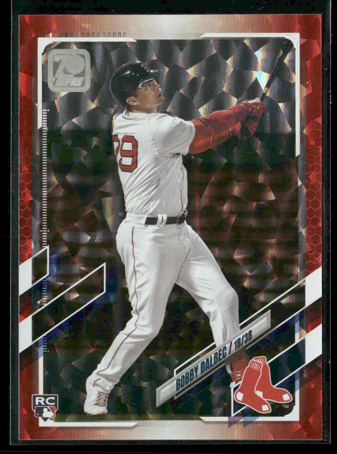 2021 Topps #26 Bobby Dalbec Red #/199 Rookie RC