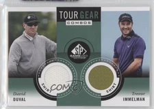 2014 SP Game Used Edition Tour Gear Combos Shirt David Duval Trevor Immelman