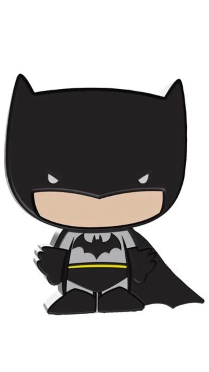 Chibi 2020 - Chibi Batman - moneda de plata - 1 oz -!!! ¡CERTIFICADO 1000/2000!!