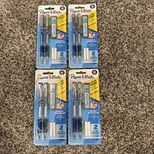 4 Paper Mate Clear Point Mechanical 2 Pencils Starter Set 0.7mm Lead 8 Total