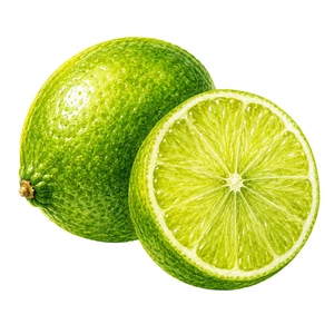 Lime Fruit Food Self Adhesive Vinyl Sticker