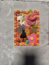 Junk Journal /scrapbook 5 Vintage Junk Journal Ephemera. 5 Cards W/ Envelopes.