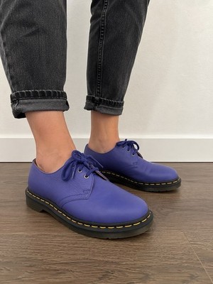 Dr. Martens 1461 Purple Leather Oxford Shoes   Women s 9 / Men s 8