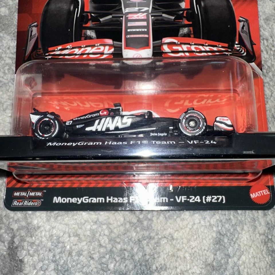 Hot Wheels Premium Formula 1 2024 2025 Money Gram Haas F1 Team - En estado bastante bueno # 27 Foto 2 de 3