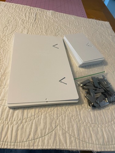 Polar Notions  Fabric Bolt Boards 23 -4" x 6.5",  13 -12" x 7.5" and  58 -Clips