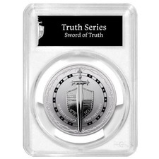 2026 PCGS MS70 Sword of Truth Series 5 oz .9999 Fine Silver Coin FIRST STRIKE