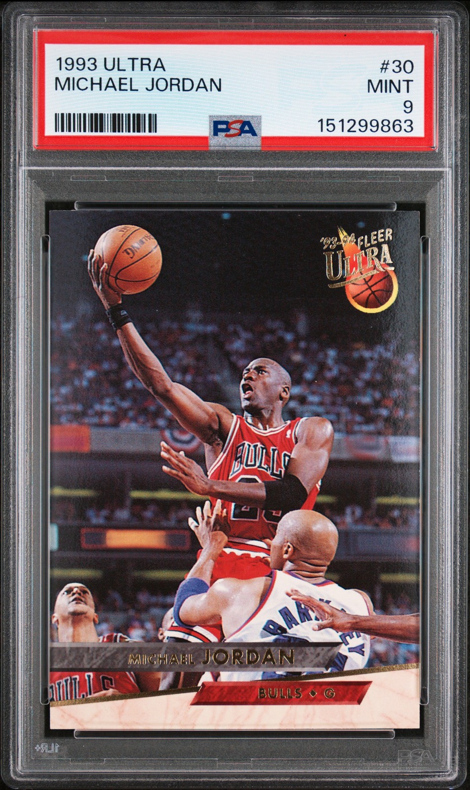 1993 ULTRA #30 MICHAEL JORDAN PSA 9