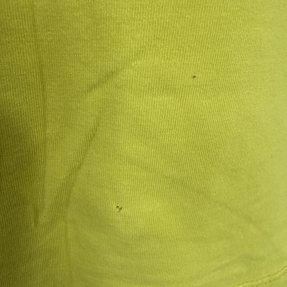 Camiseta sin mangas Old Navy para mujer M amarillo neón encaje ribete camisola femenina hada Y2K Foto 3 de 4