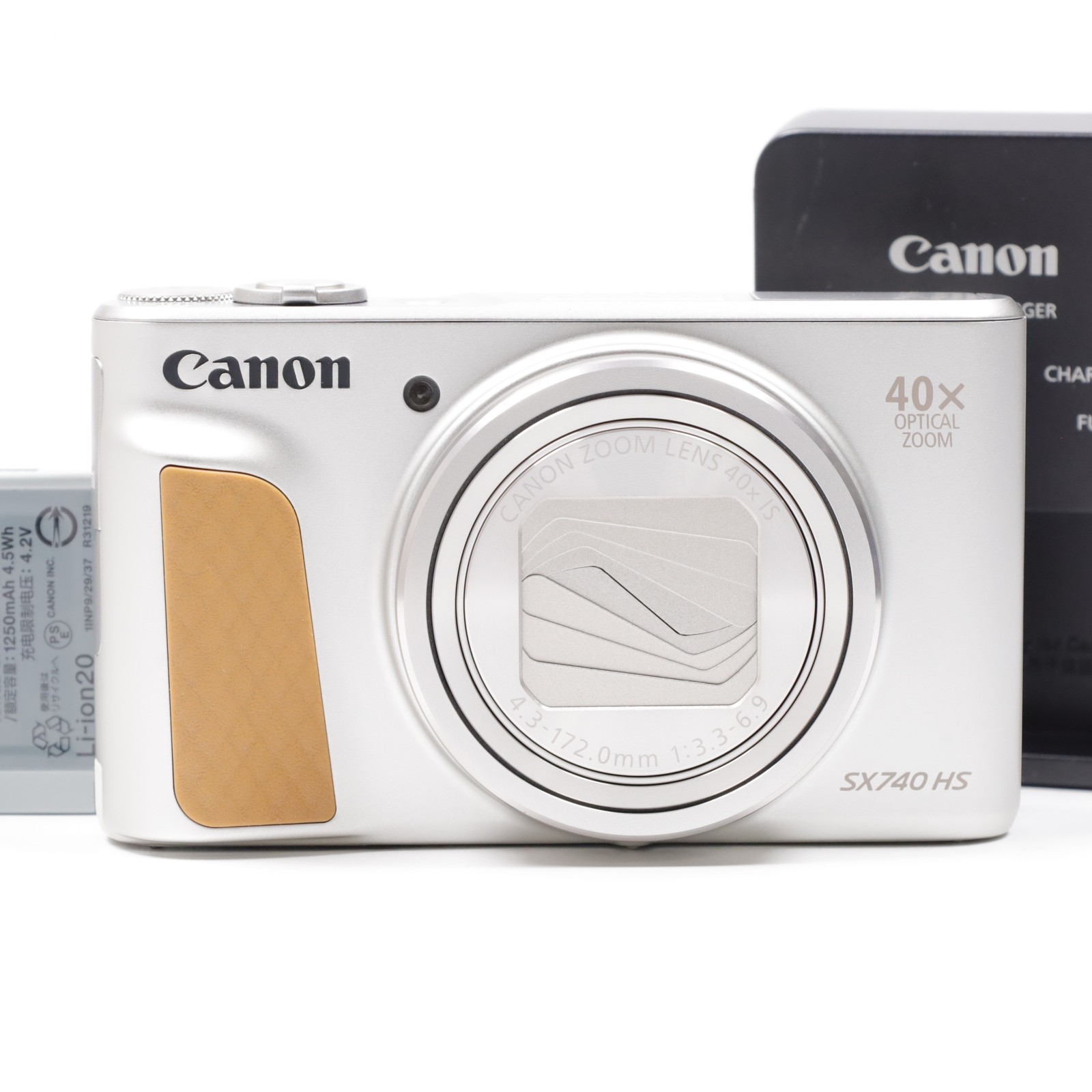 Canon PowerShot SX740 HS 20.3MP Digital Camera Silver [Top Mint] #5588J
